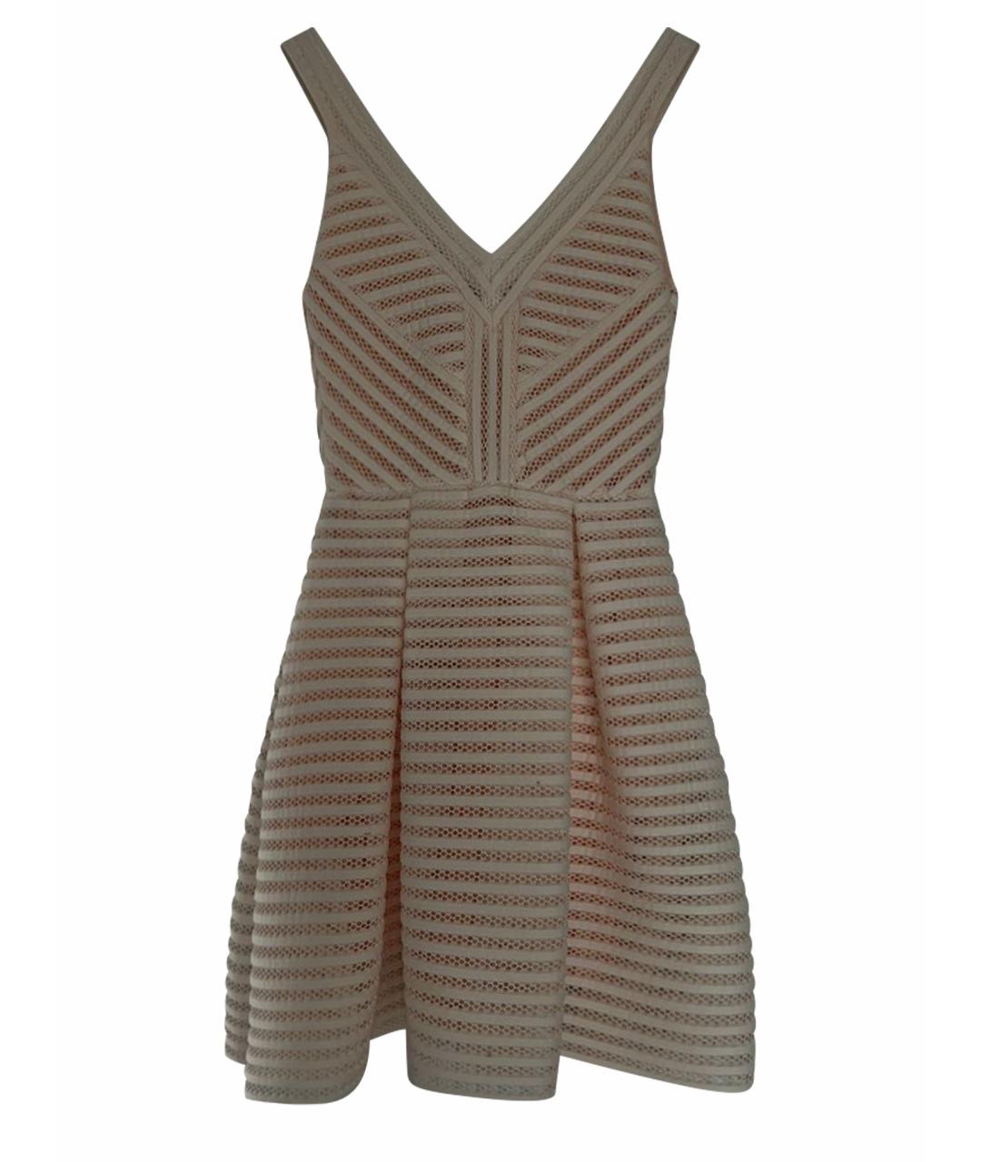 MAJE Розовое вискозное повседневное платье, фото 1