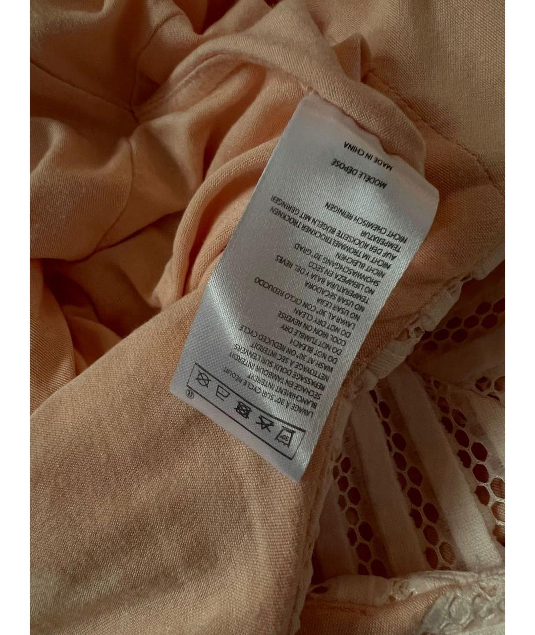 MAJE Розовое вискозное повседневное платье, фото 4