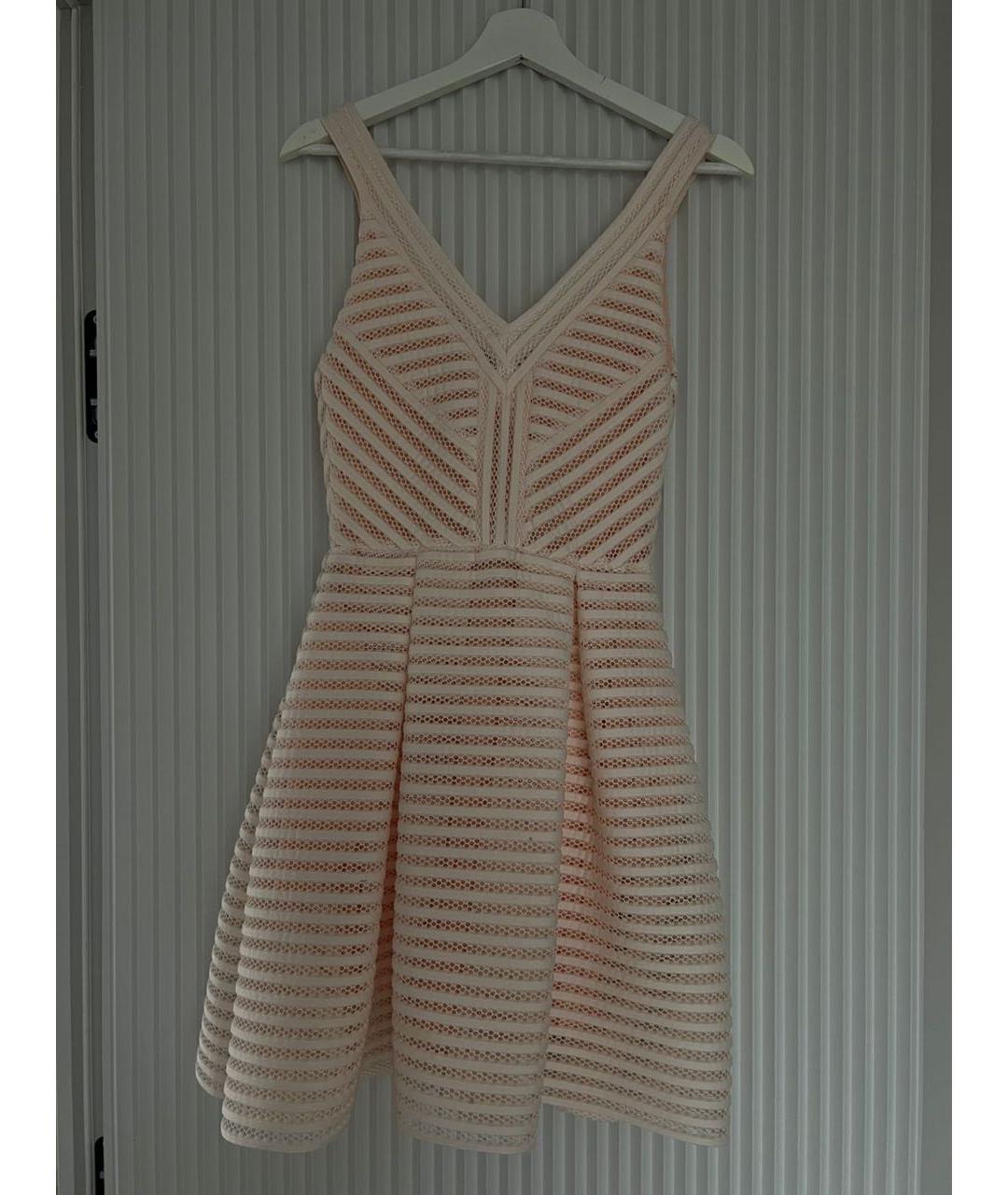 MAJE Розовое вискозное повседневное платье, фото 8