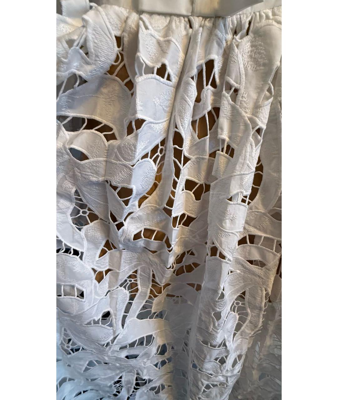 SELF-PORTRAIT Белый хлопковый сарафан, фото 7