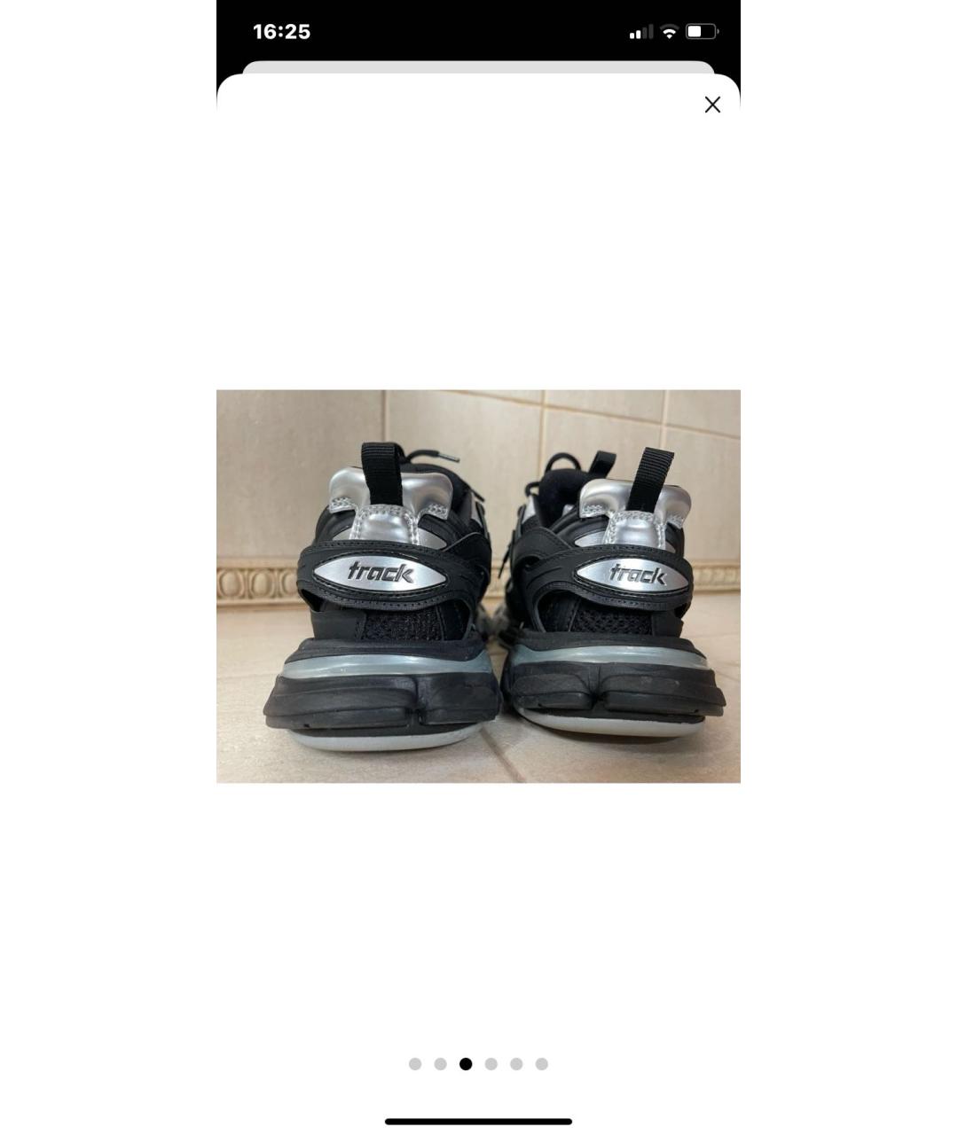 BALENCIAGA Черные кроссовки, фото 4