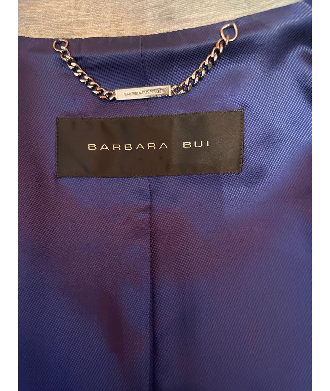 BARBARA BUI Темно-синий хлопковый костюм с брюками, фото 3