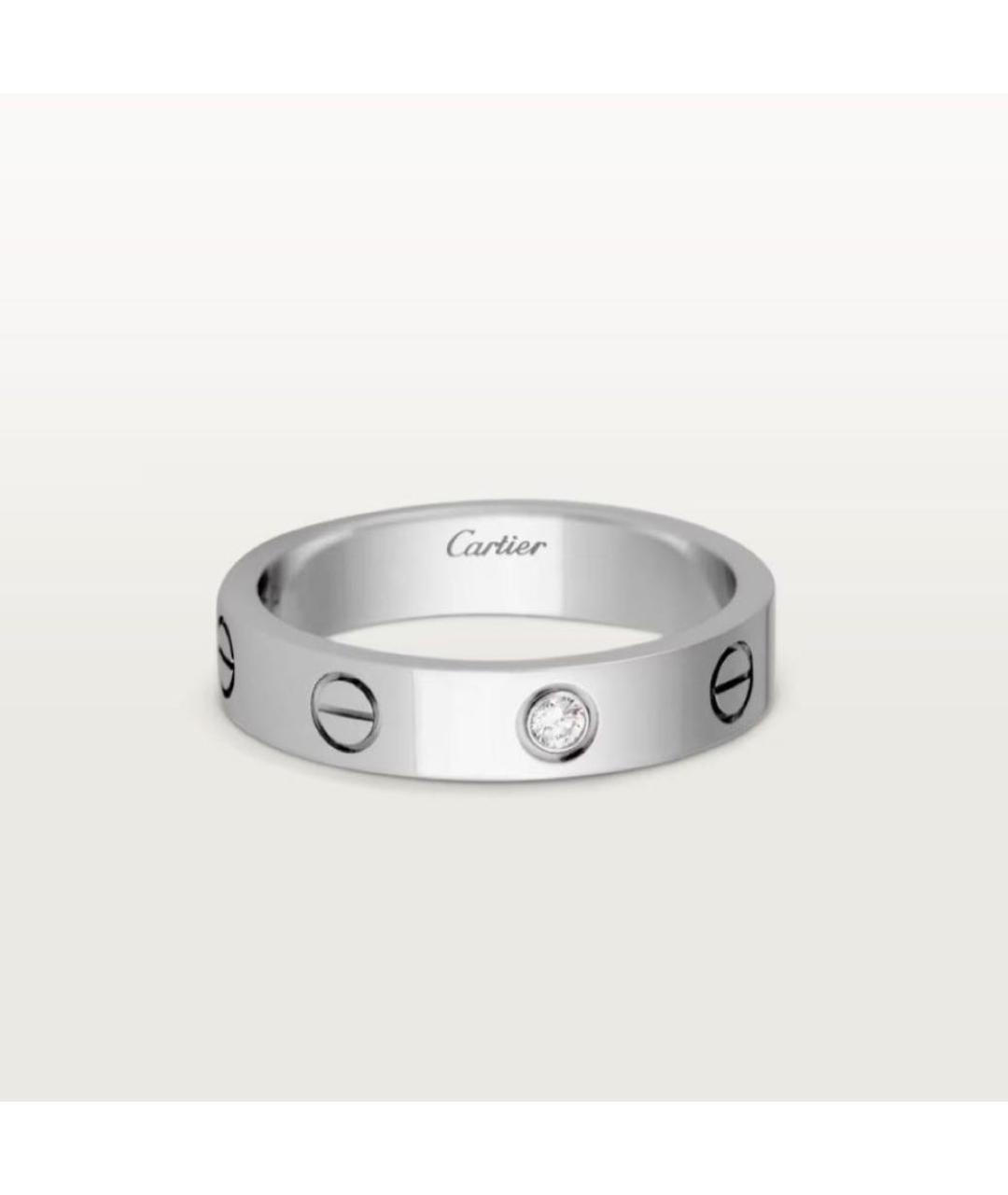 CARTIER Серебряное кольцо из белого золота, фото 2