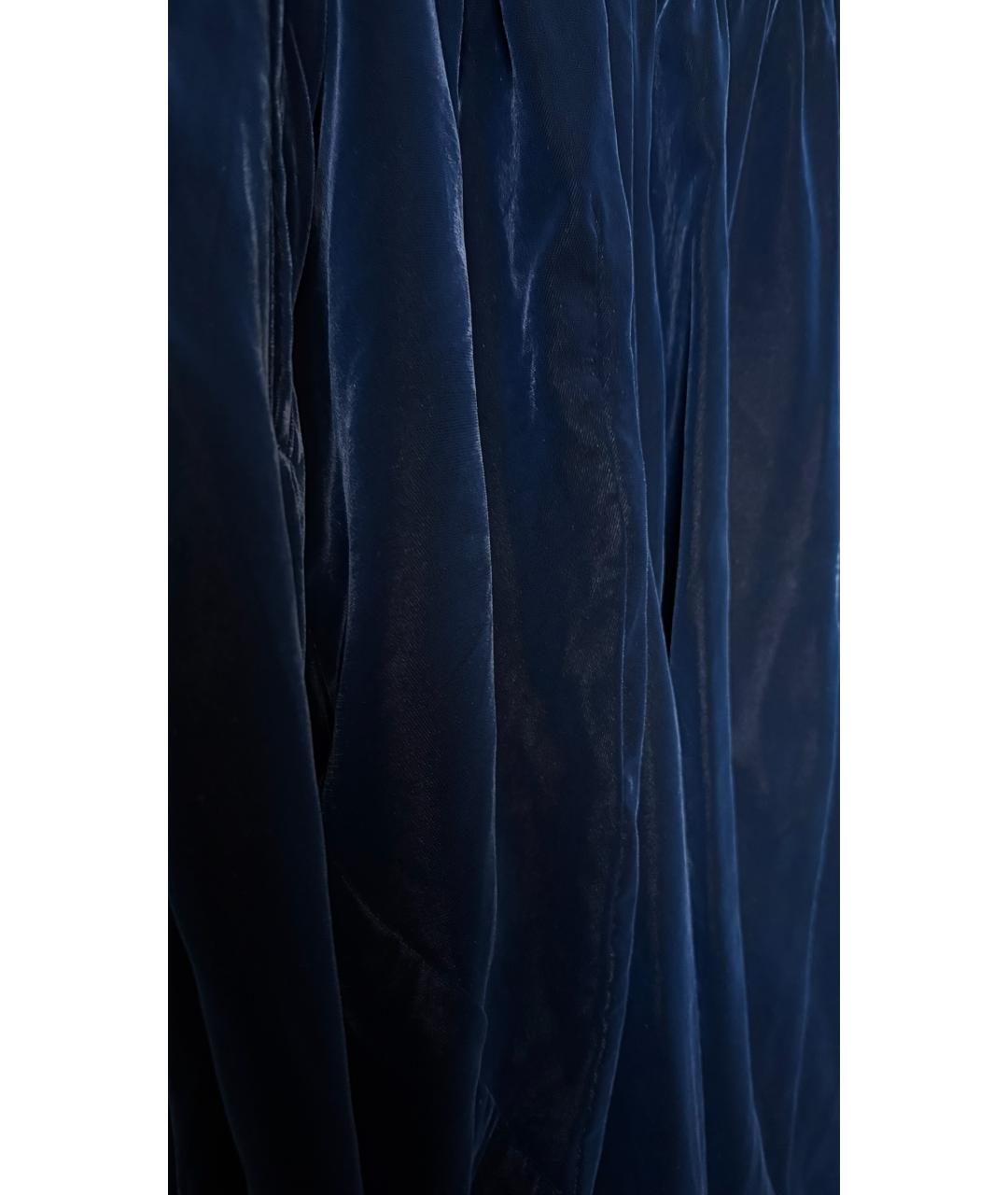 COMME DES GARÇONS Синие бархатные шорты, фото 3