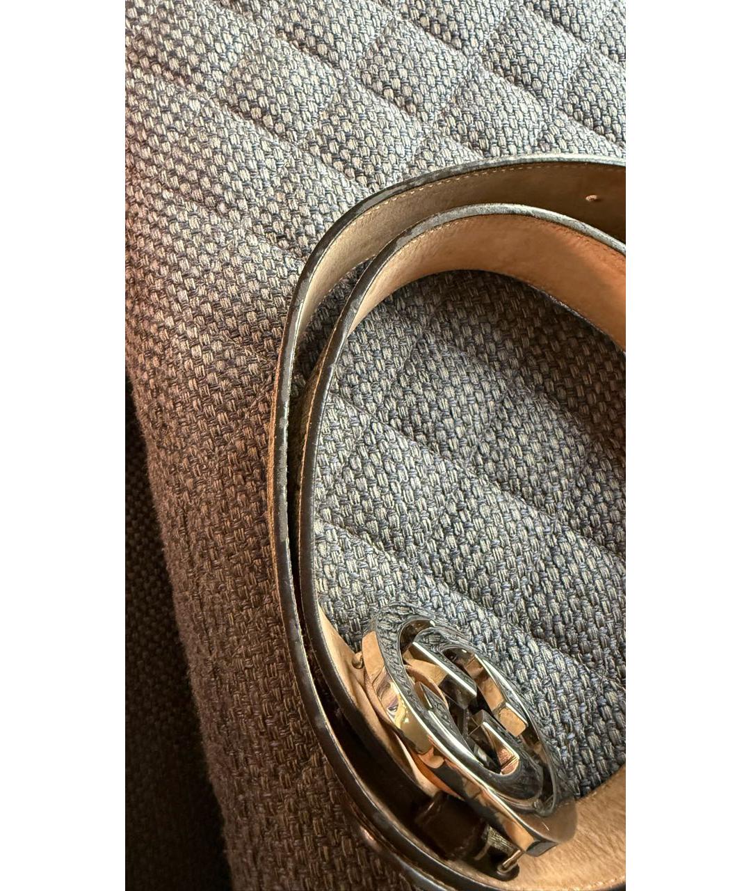 GUCCI Бежевый ремень, фото 8