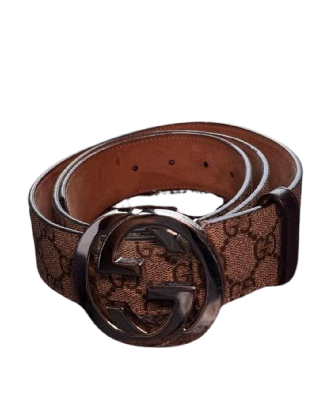 GUCCI Бежевый ремень, фото 1