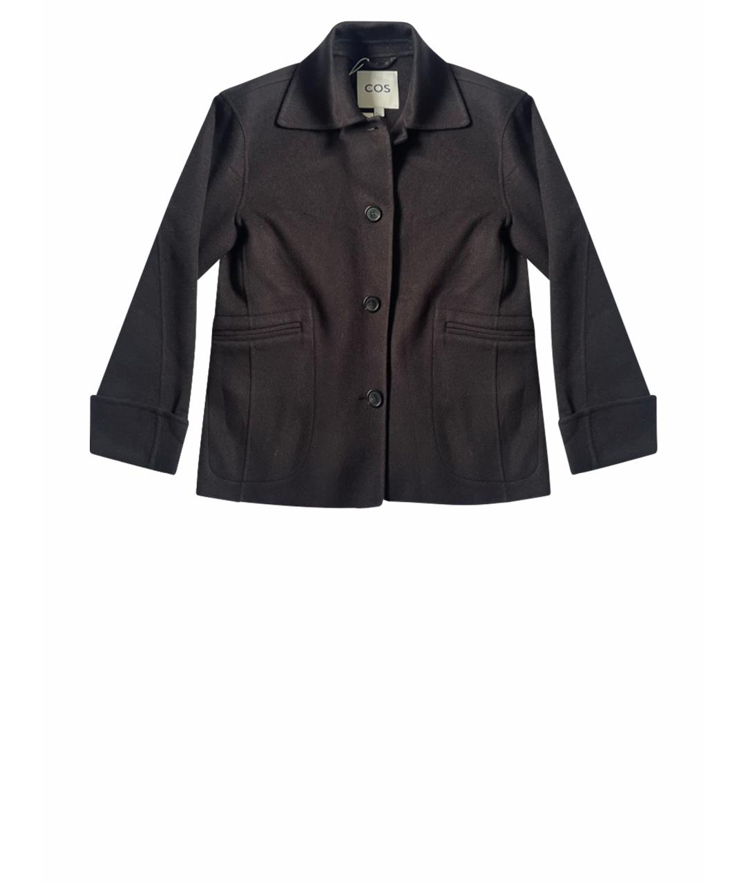 COS Коричневое шерстяное пальто, фото 1