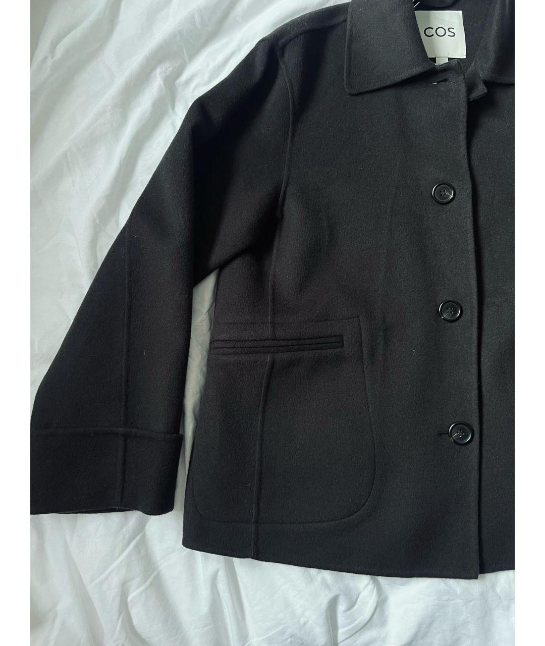 COS Коричневое шерстяное пальто, фото 4