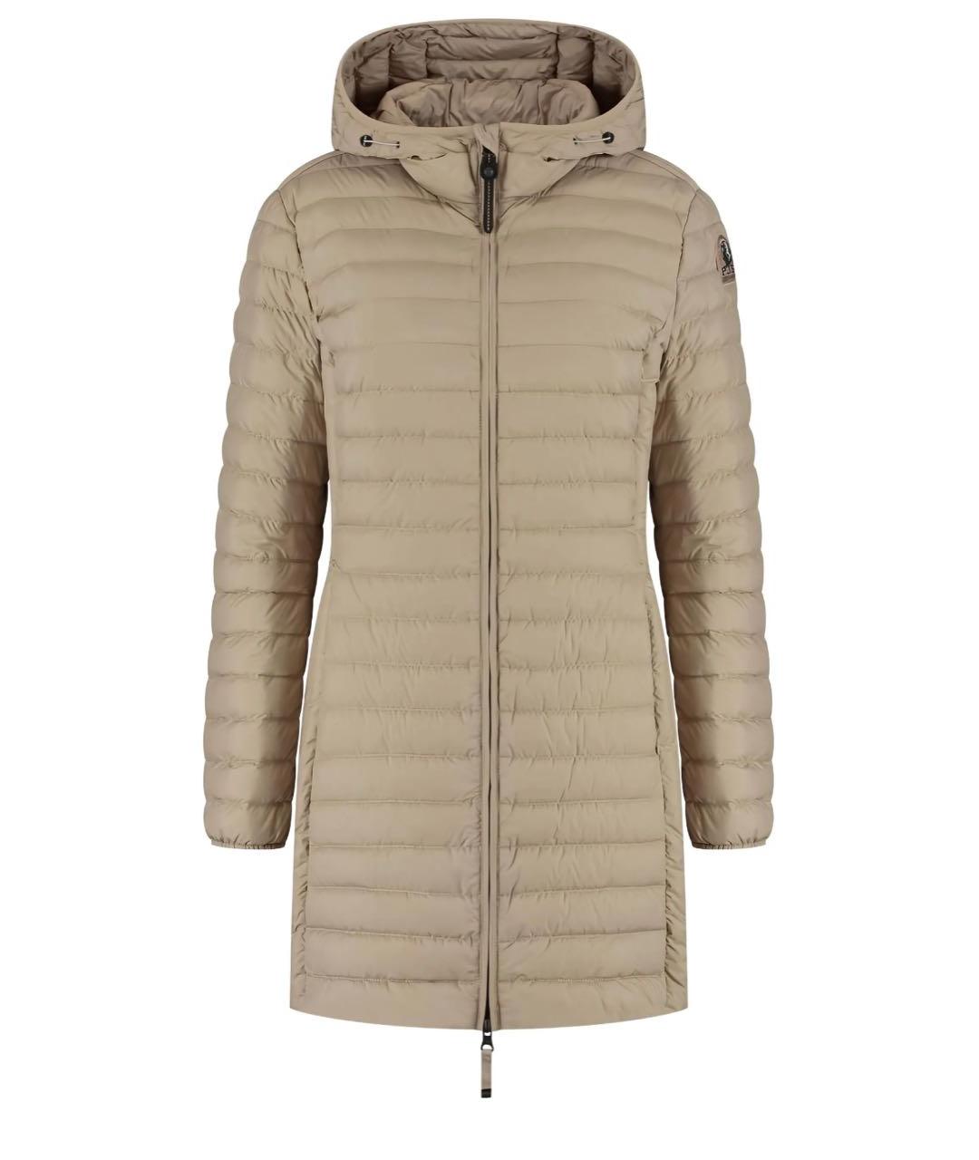 PARAJUMPERS Бежевый полиэстеровый пуховик, фото 1