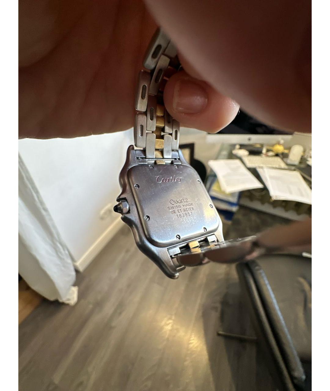 CARTIER Серебряные часы из желтого золота, фото 3