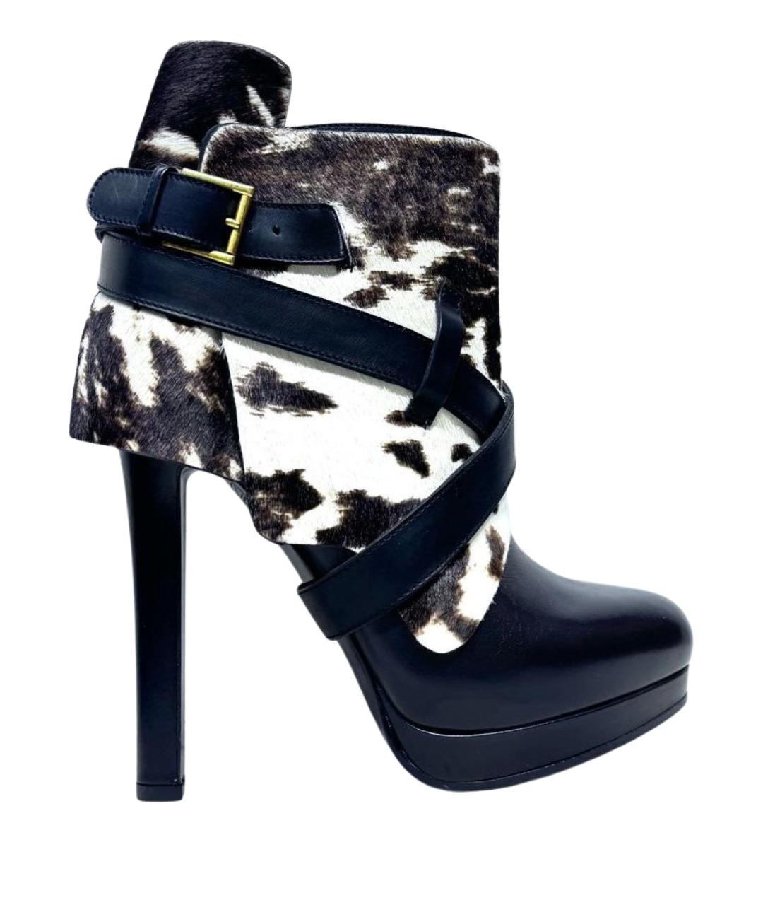 ALEXANDER MCQUEEN Мульти кожаные полусапоги, фото 1