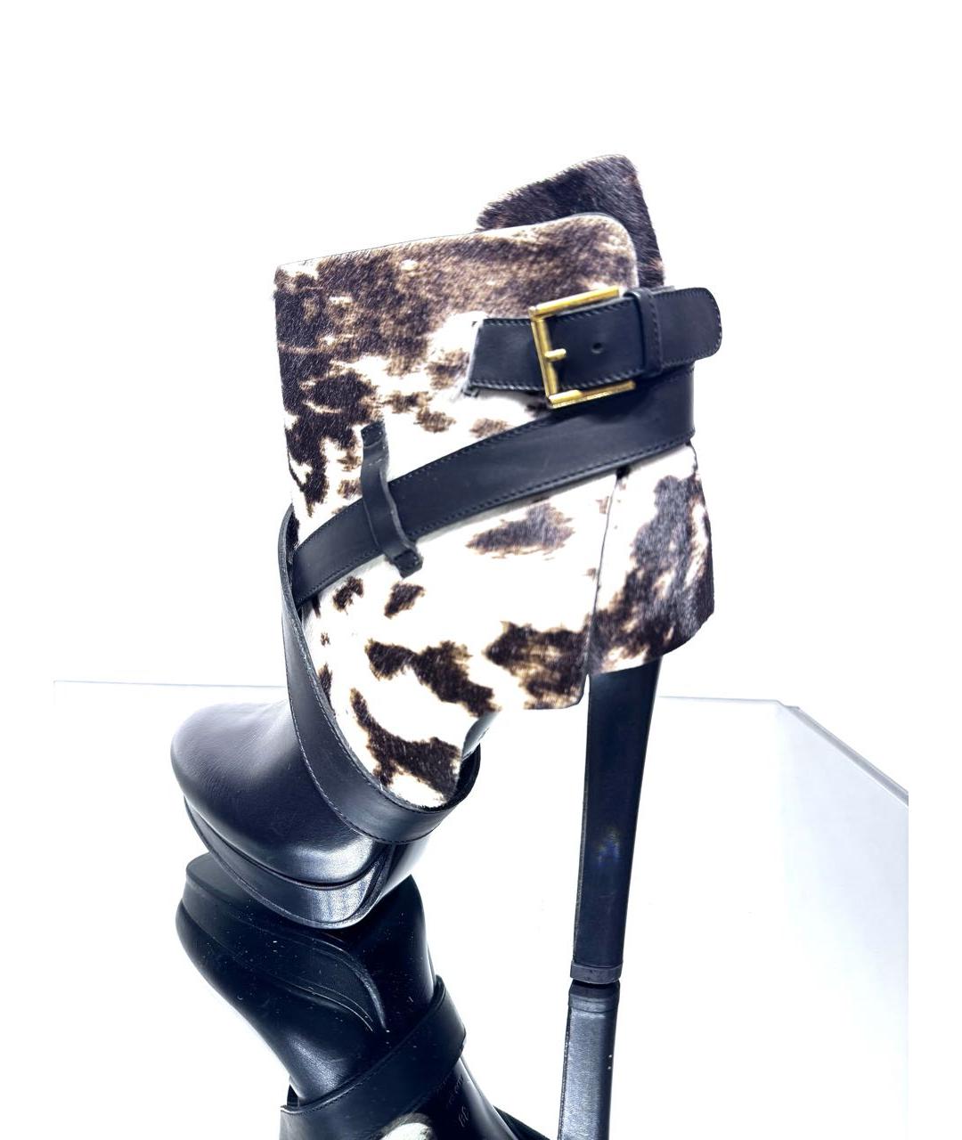 ALEXANDER MCQUEEN Мульти кожаные полусапоги, фото 4