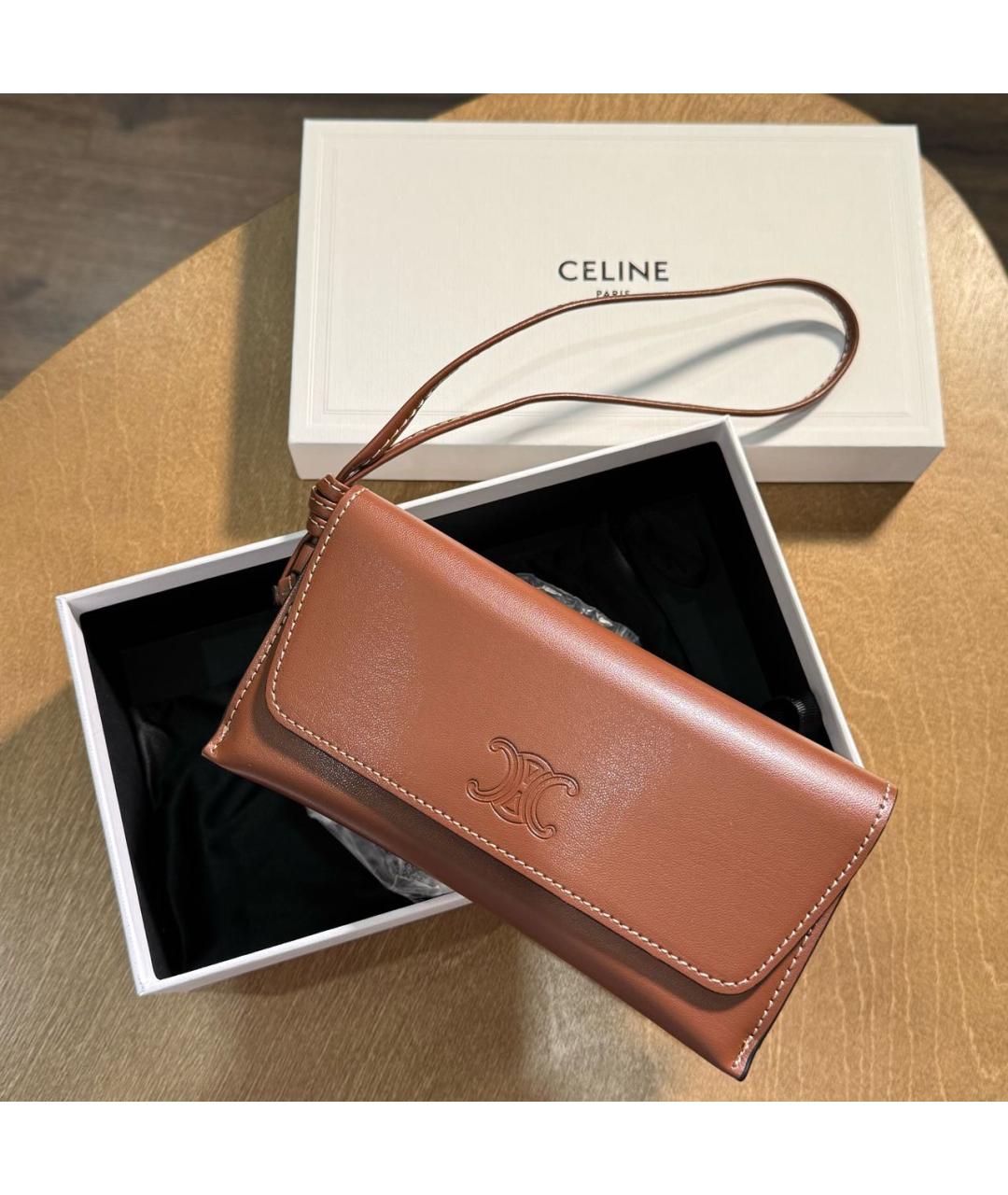 CELINE Черные пластиковые солнцезащитные очки, фото 5