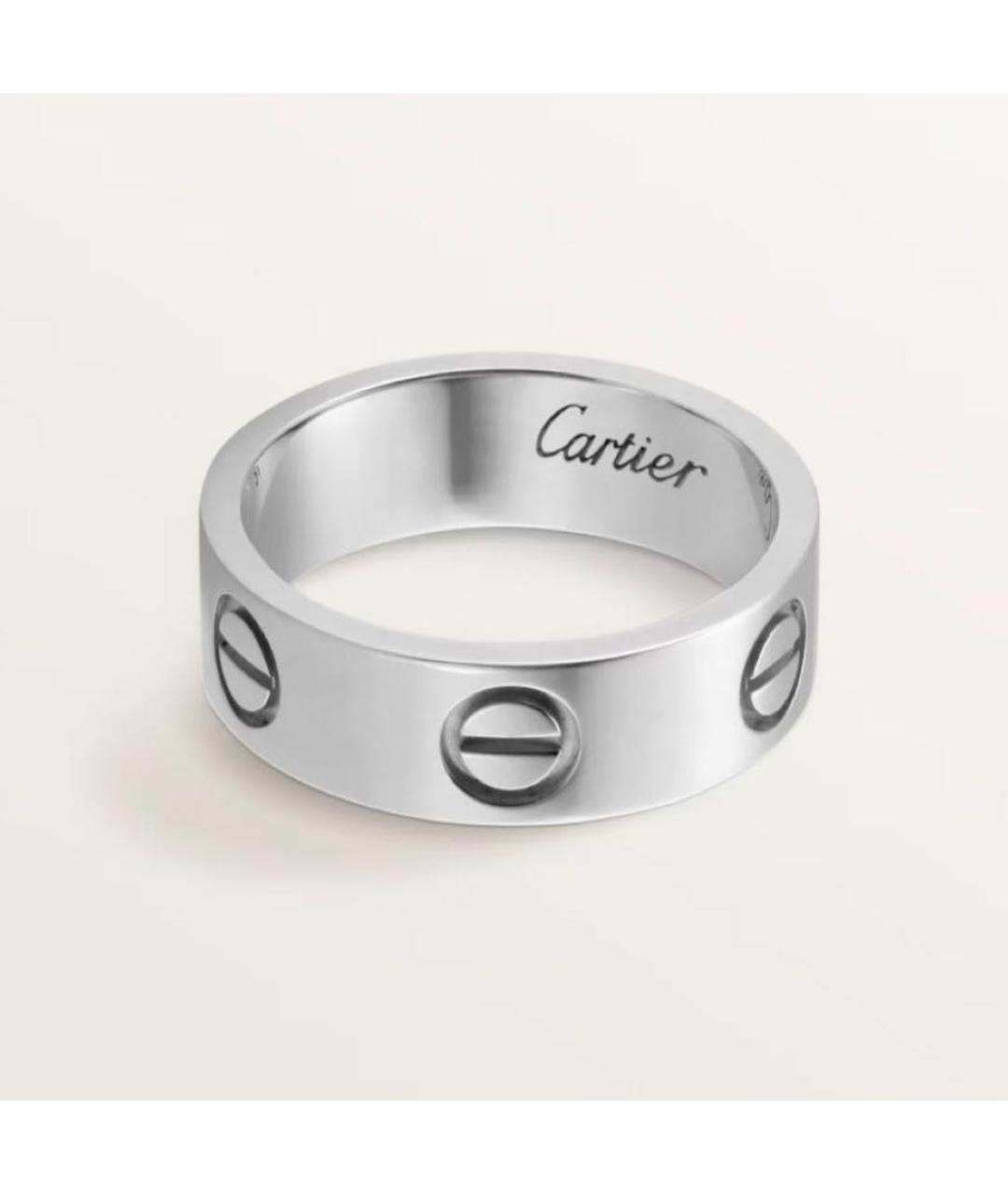 CARTIER Серебряное кольцо из белого золота, фото 3