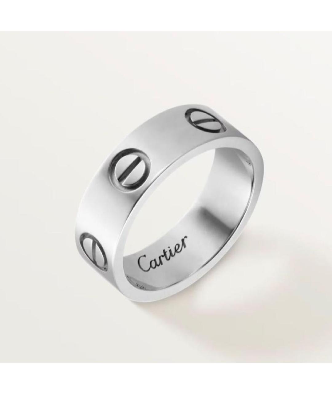 CARTIER Серебряное кольцо из белого золота, фото 2