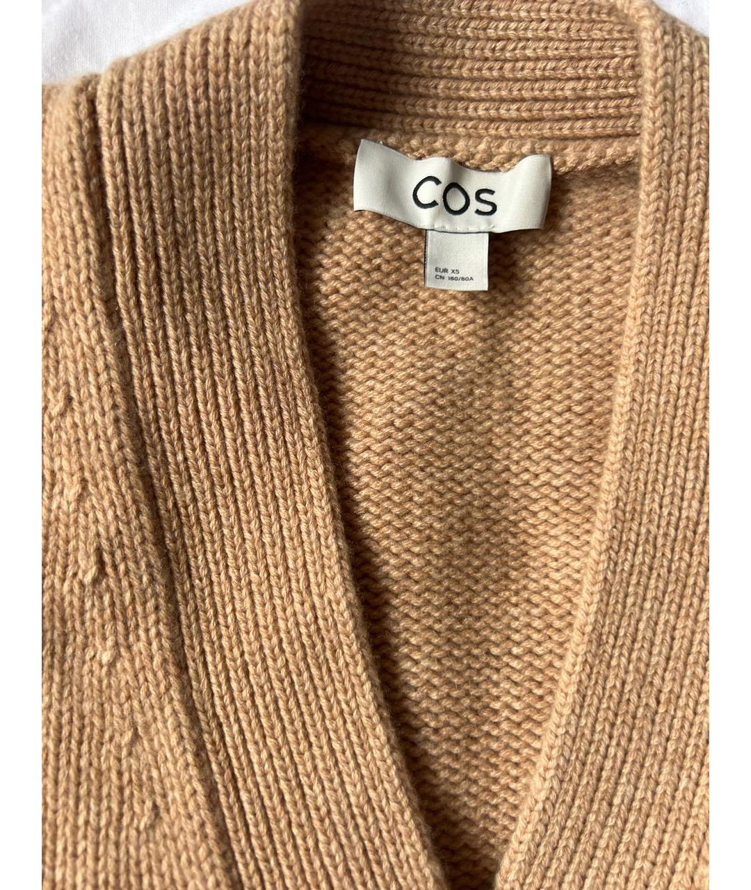 COS Бежевый кашемировый джемпер / свитер, фото 3