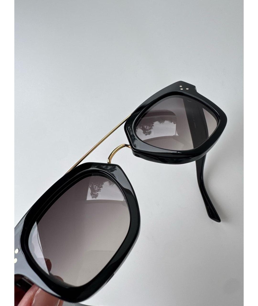 CELINE Черные пластиковые солнцезащитные очки, фото 5