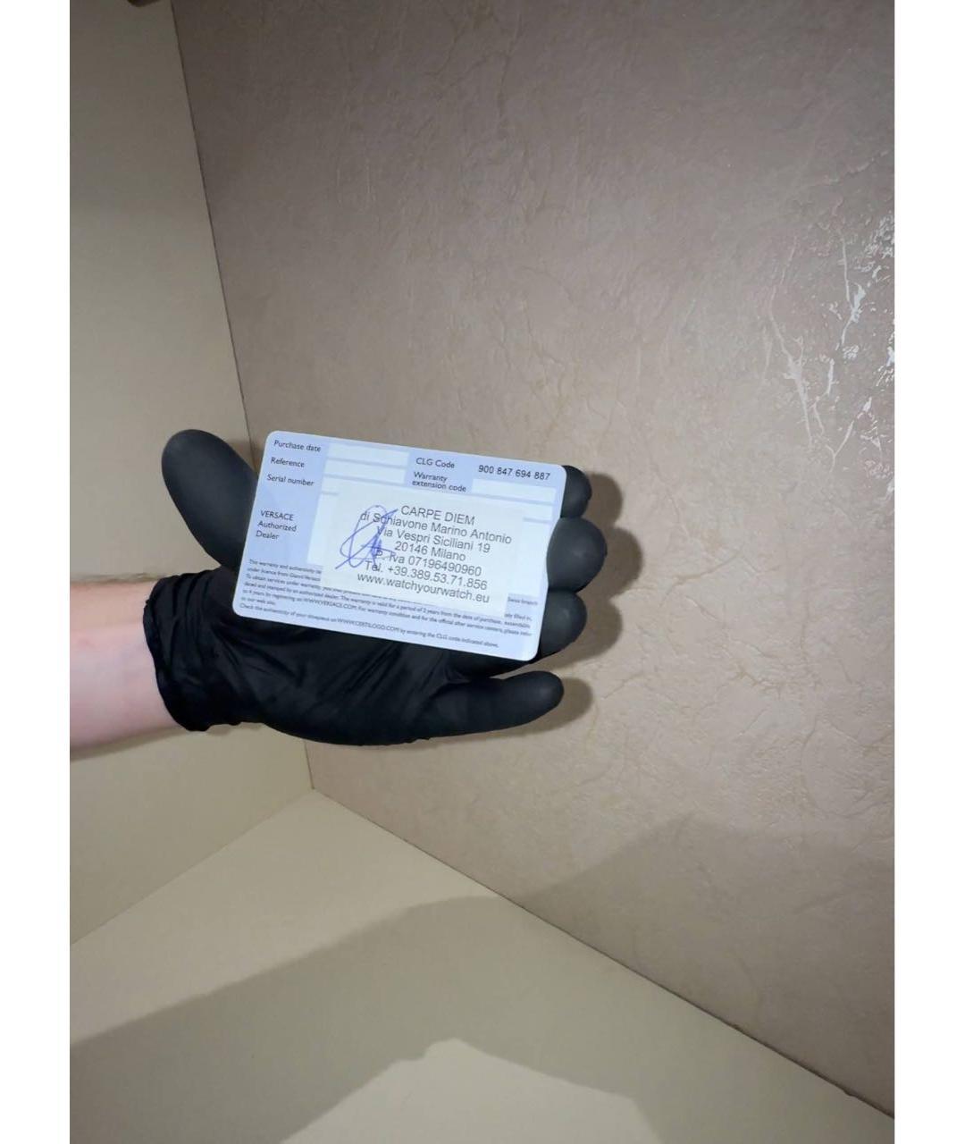 VERSACE Синие часы, фото 7