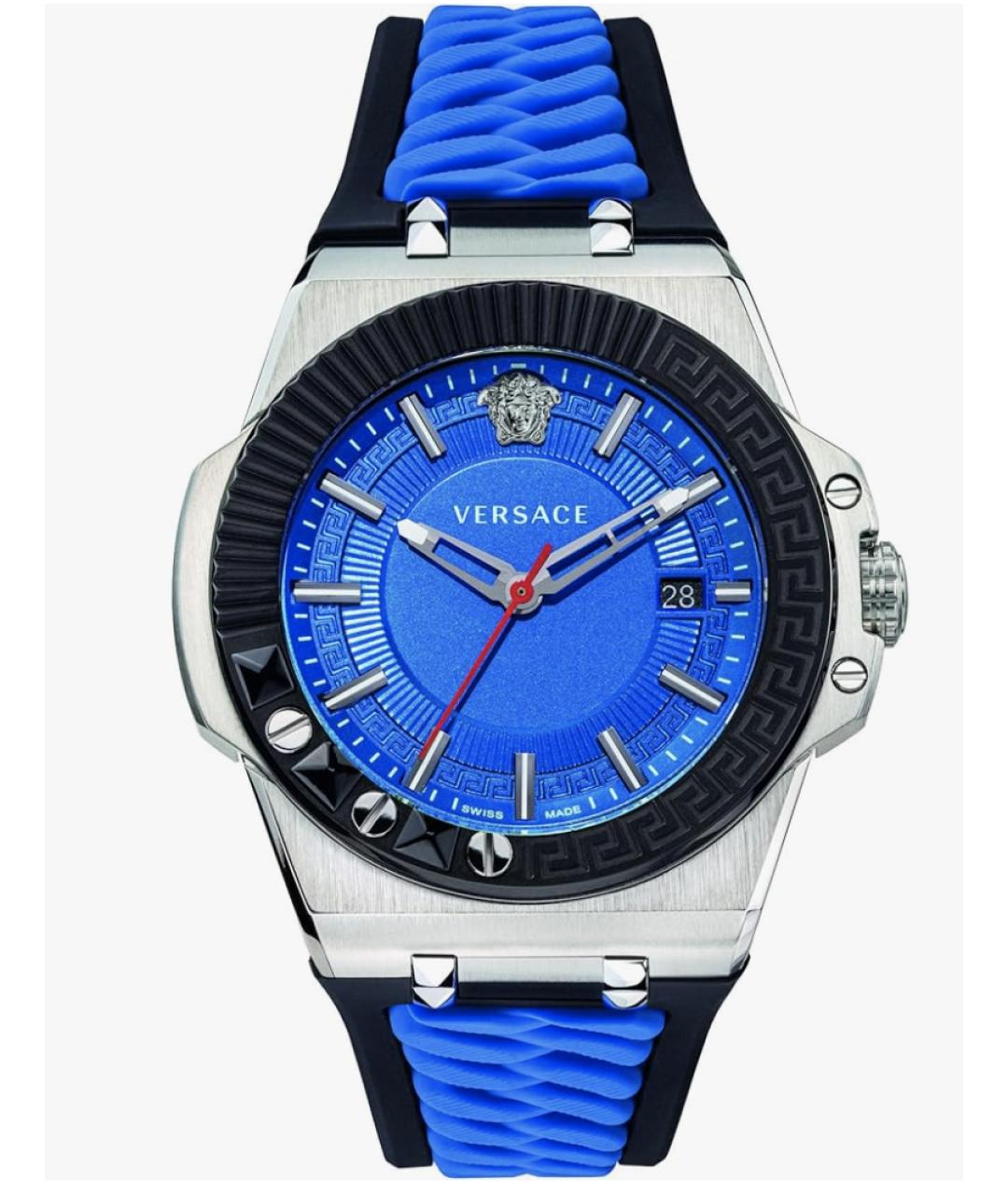 VERSACE Синие часы, фото 10
