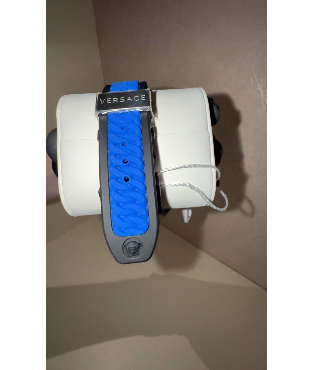 VERSACE Синие часы, фото 8