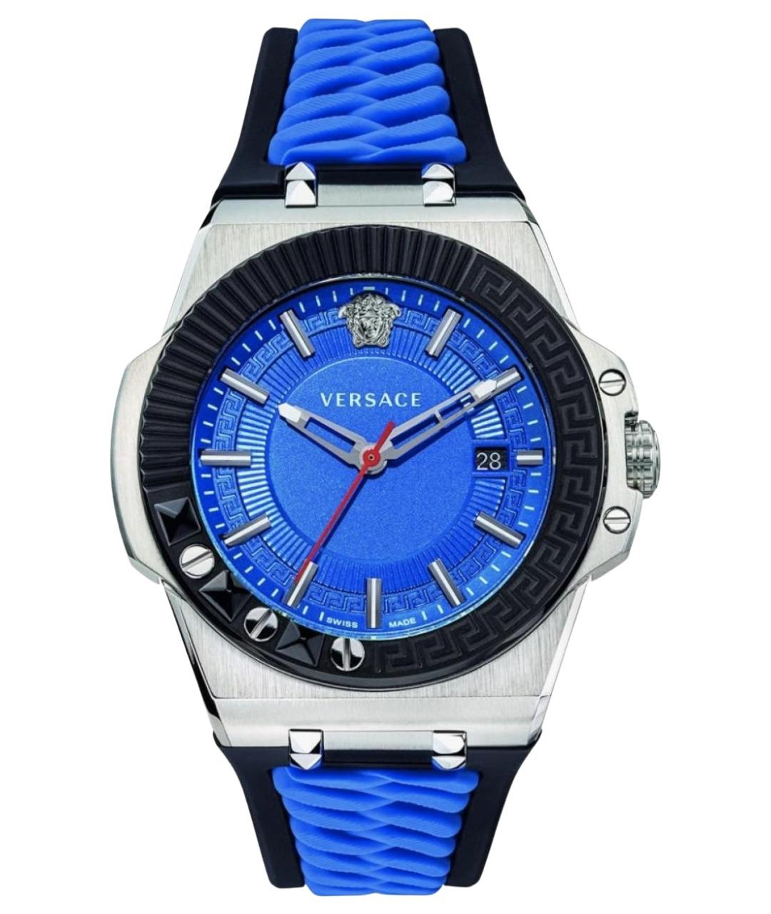 VERSACE Синие часы, фото 1