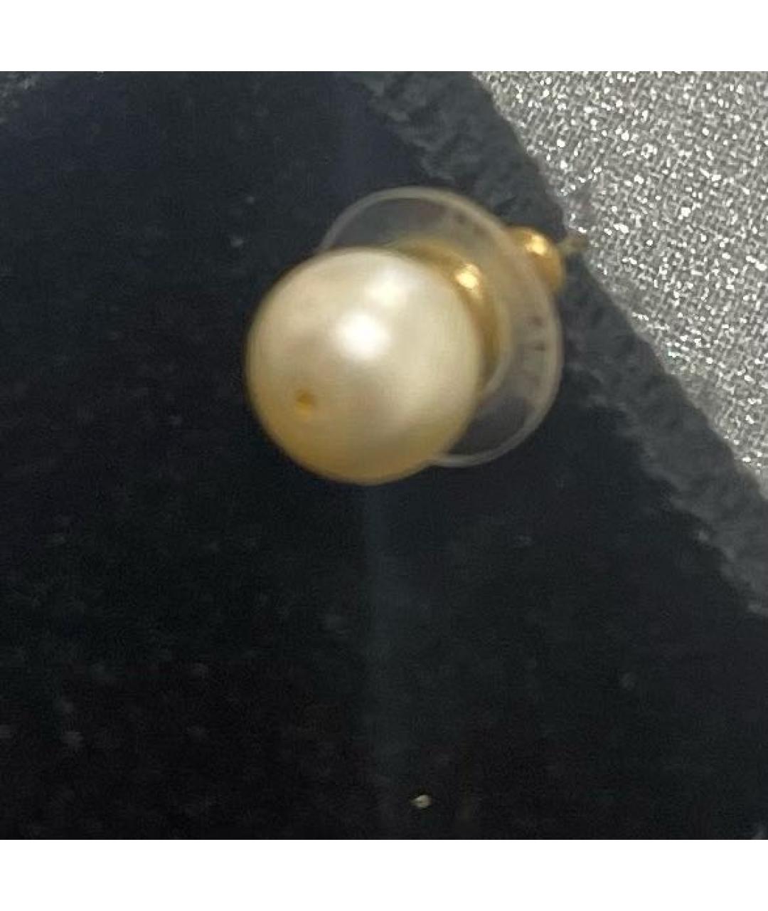 CHANEL Белые жемчужные серьги, фото 3