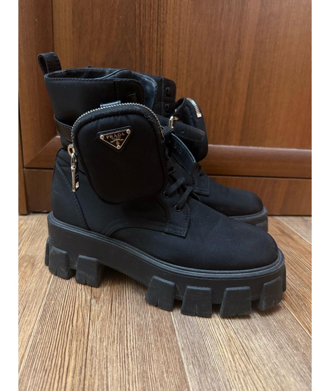 PRADA Черные ботинки, фото 3