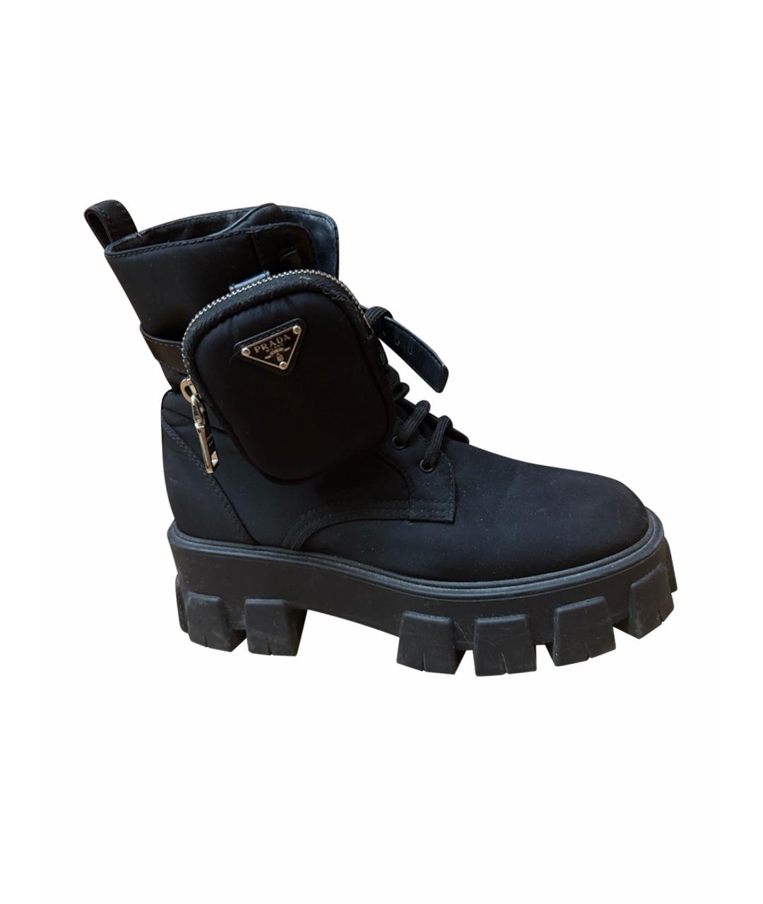 PRADA Черные ботинки, фото 1