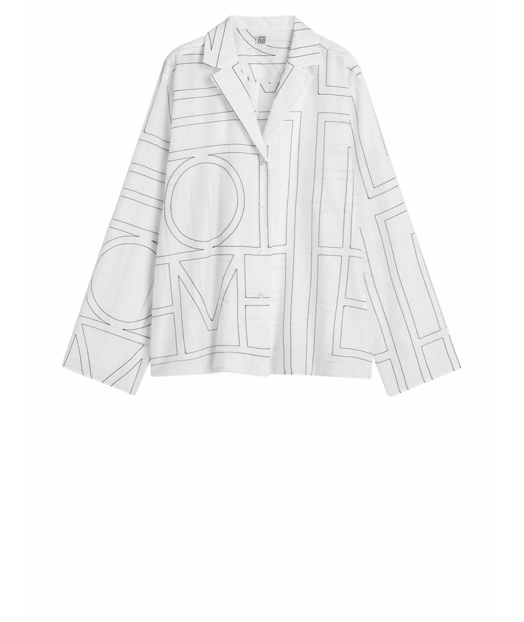 TOTEME Белый хлопковый костюм с брюками, фото 1