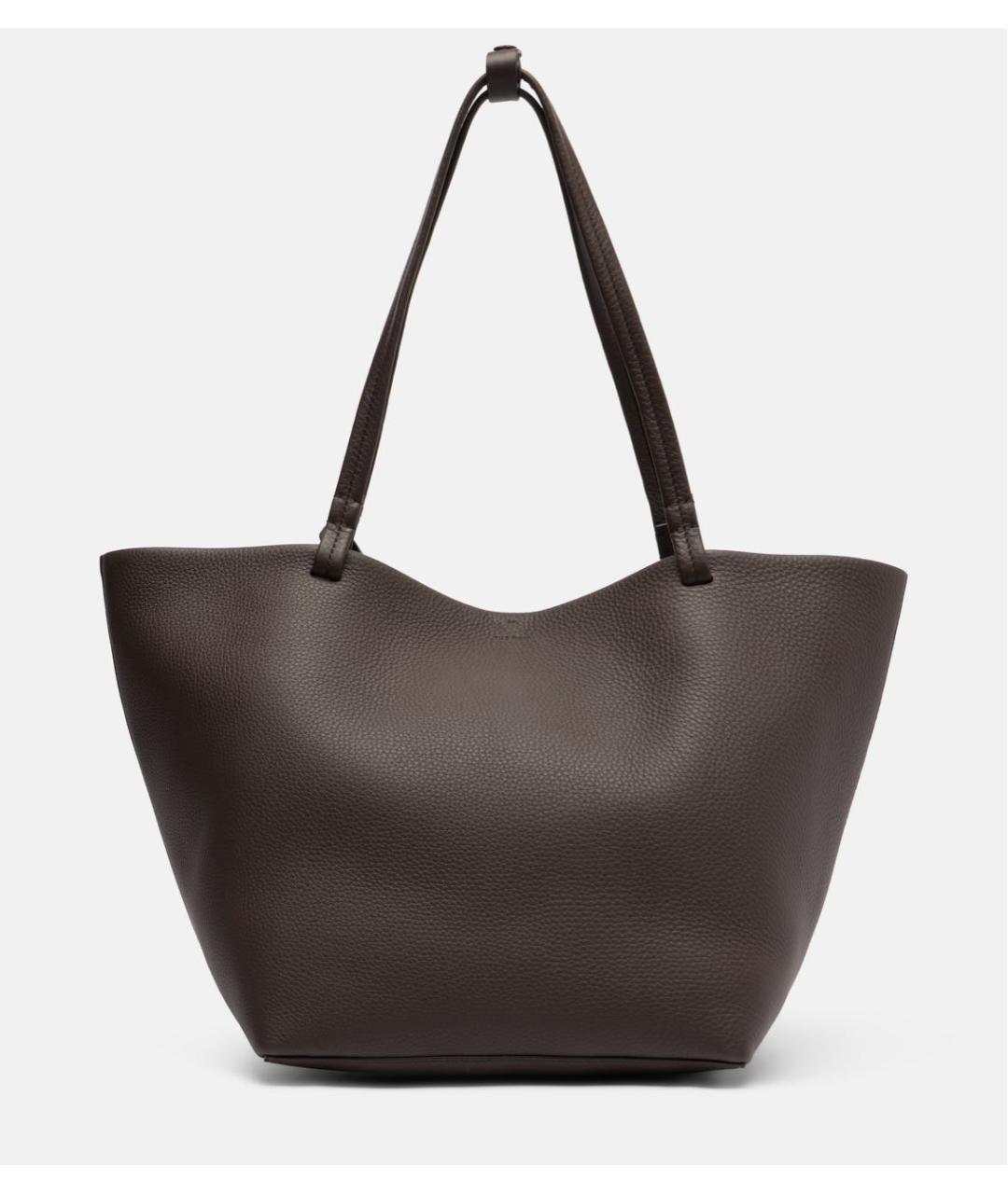 THE ROW Коричневая кожаная сумка тоут, фото 8