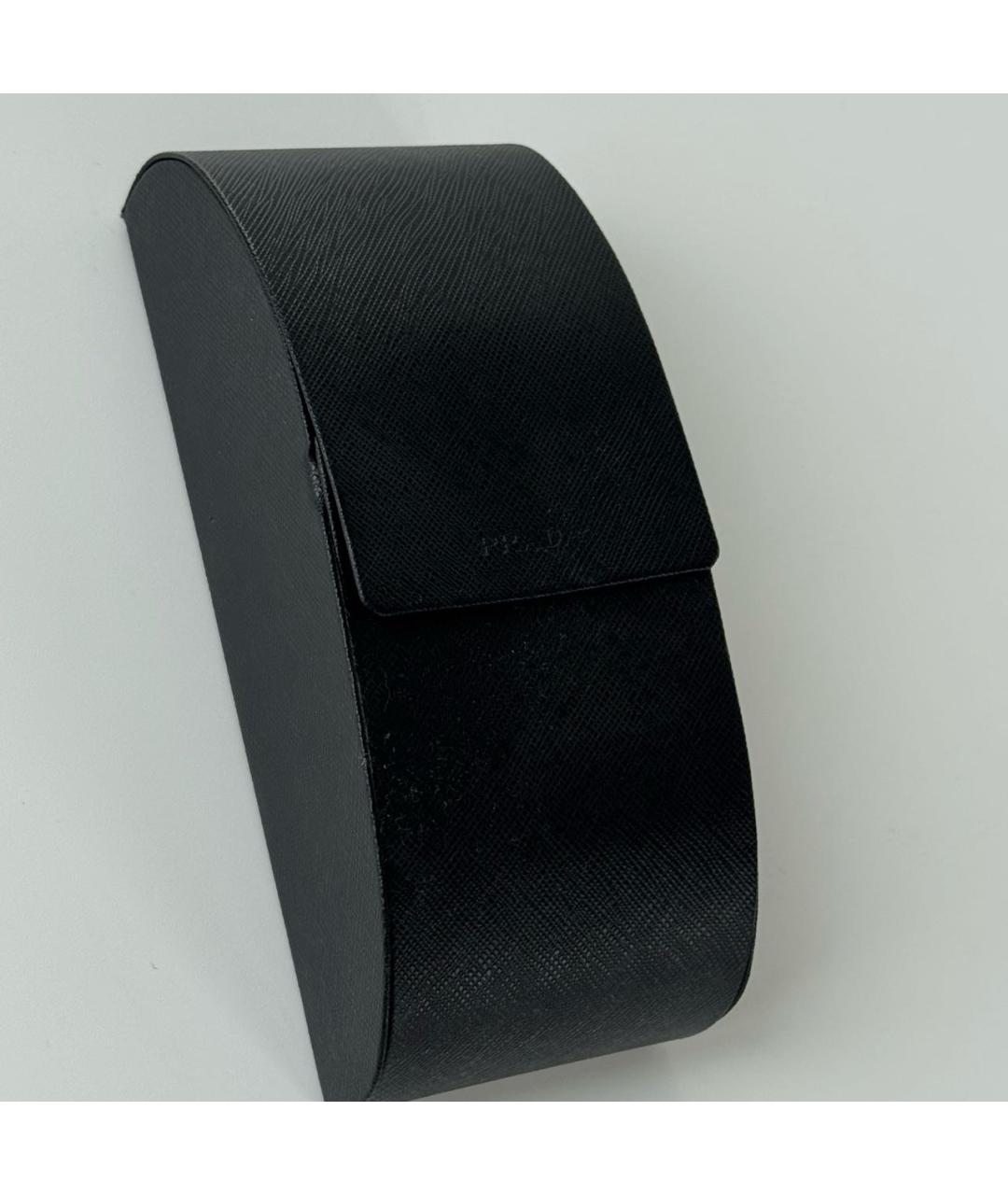 PRADA Черные пластиковые солнцезащитные очки, фото 4