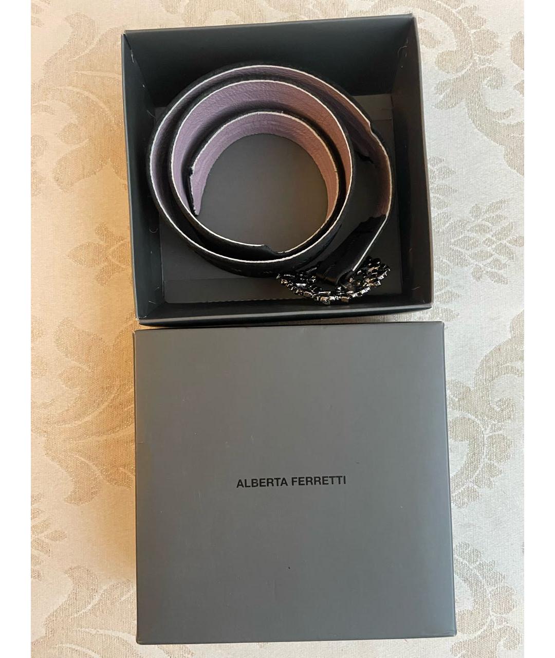 ALBERTA FERRETTI Черный ремень, фото 4