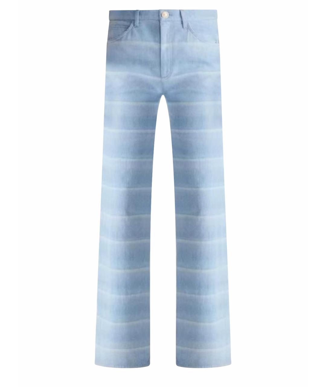 CHANEL Голубые прямые джинсы, фото 1