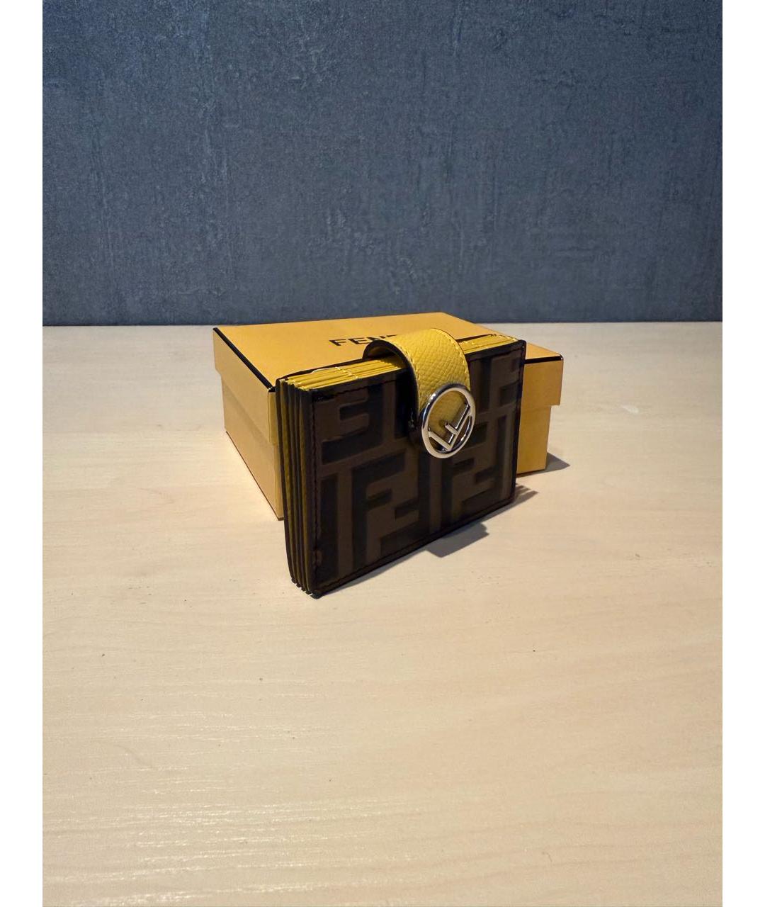 FENDI Коричневый кардхолдер, фото 2