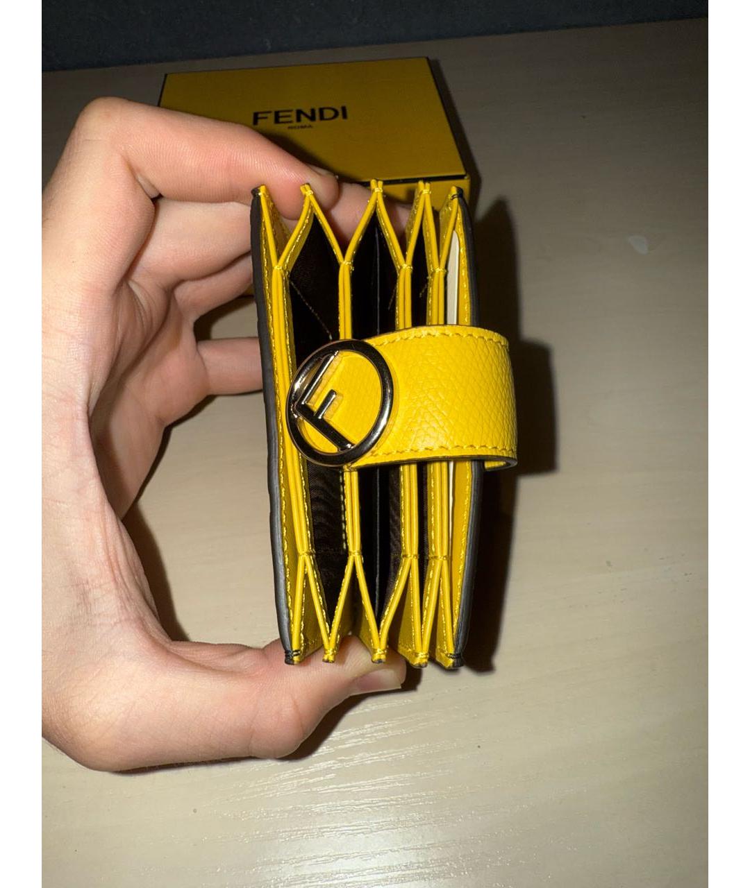 FENDI Коричневый кардхолдер, фото 4