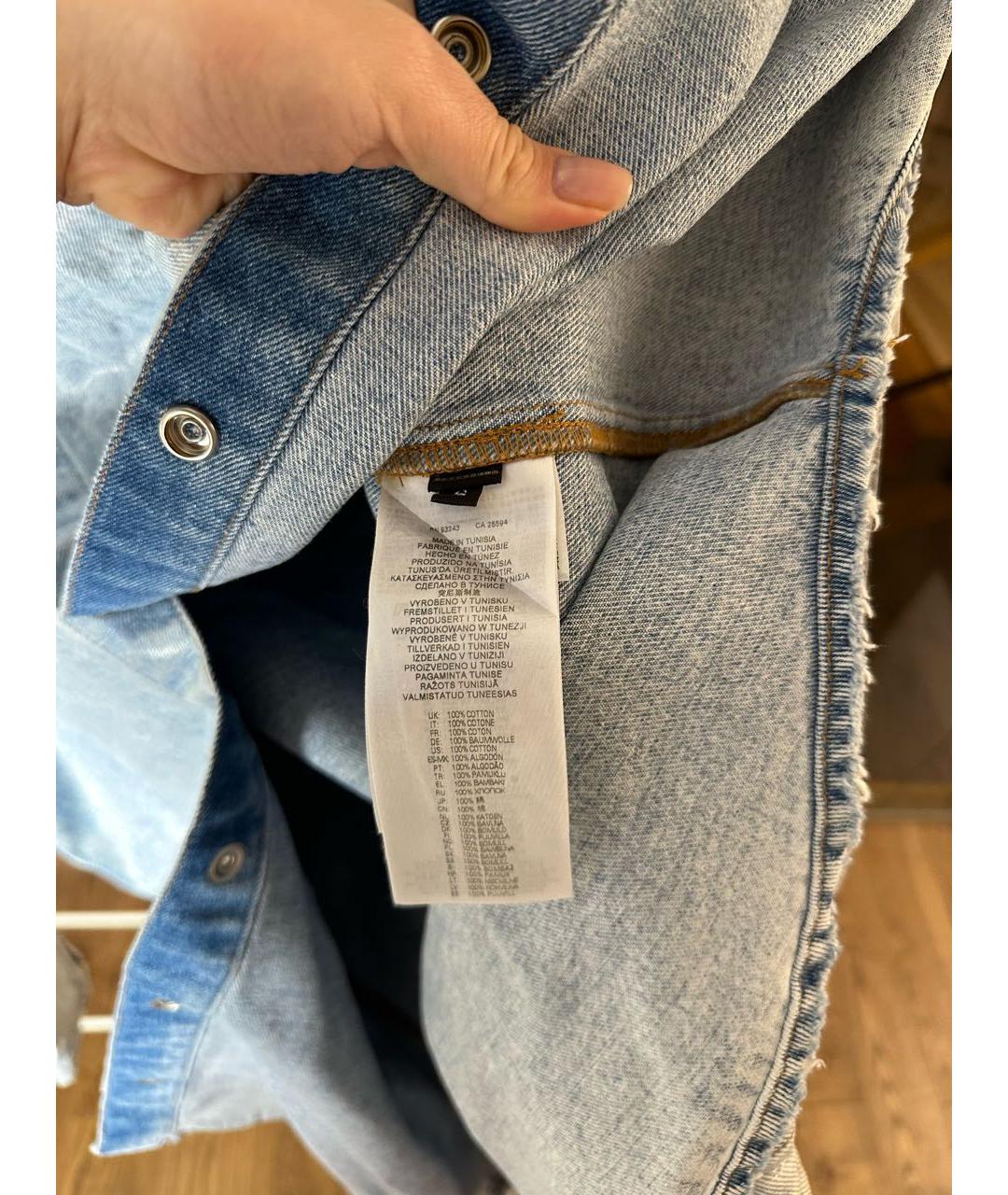 DIESEL Голубая деним куртка, фото 7