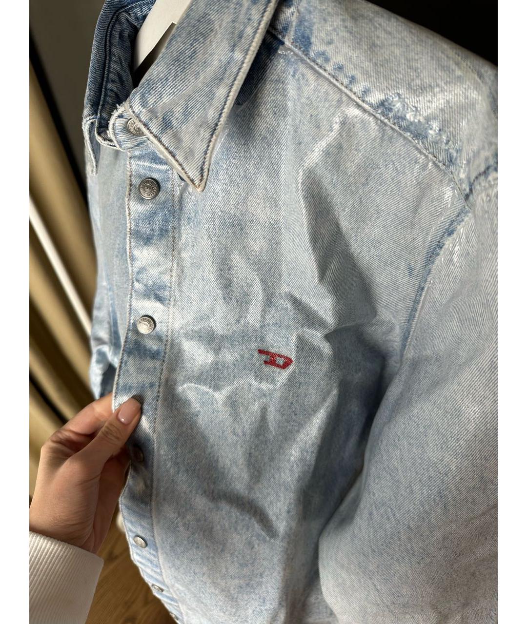 DIESEL Голубая деним куртка, фото 5