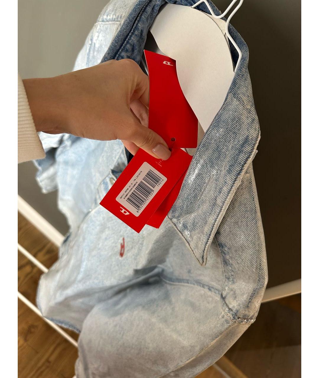 DIESEL Голубая деним куртка, фото 6