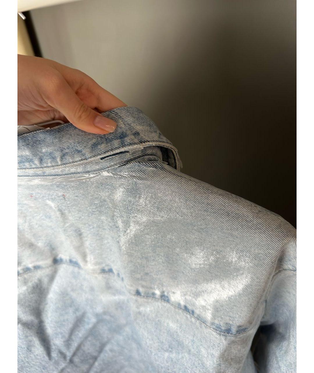 DIESEL Голубая деним куртка, фото 4