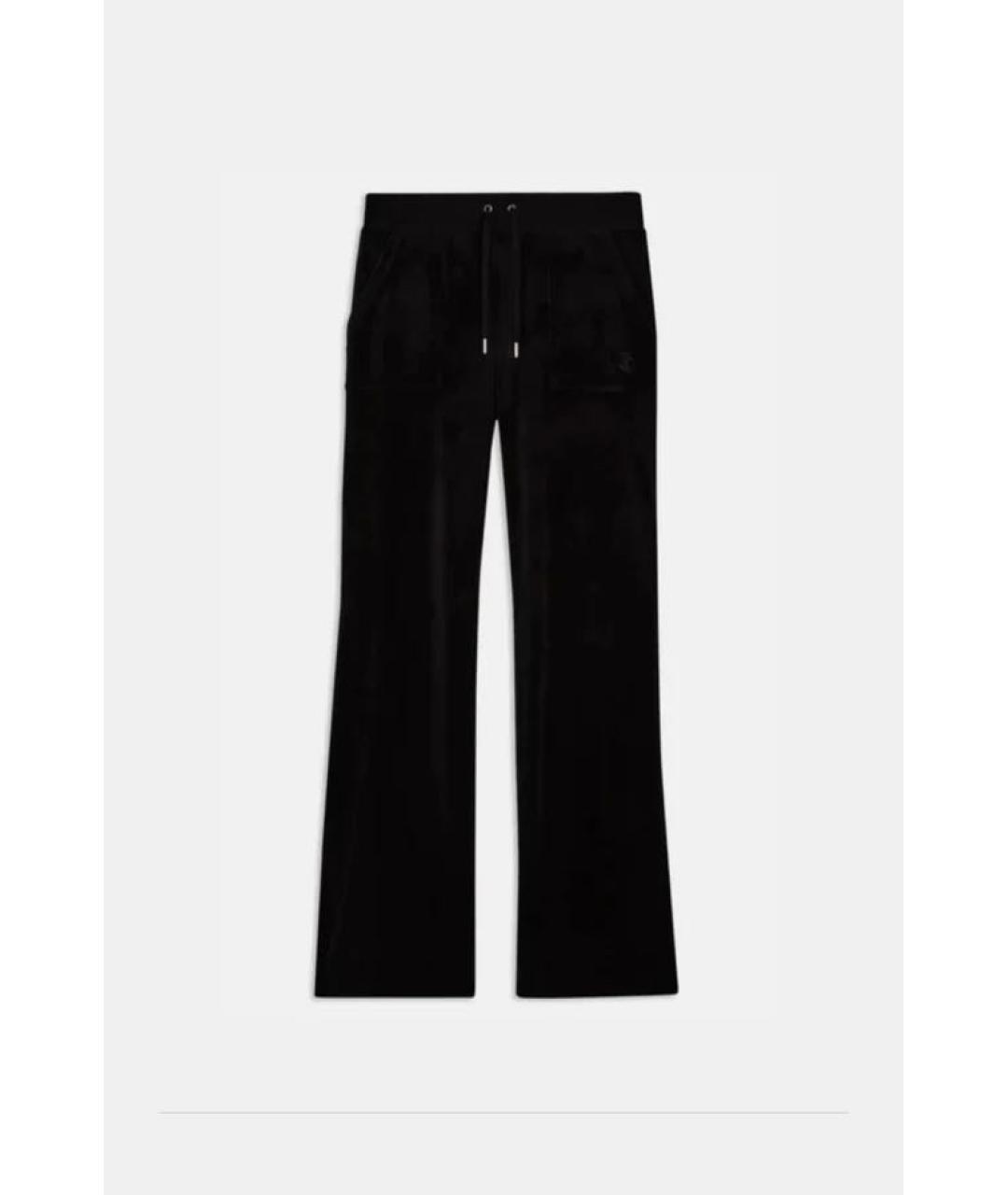 JUICY COUTURE Черные велюровые спортивные брюки и шорты, фото 6