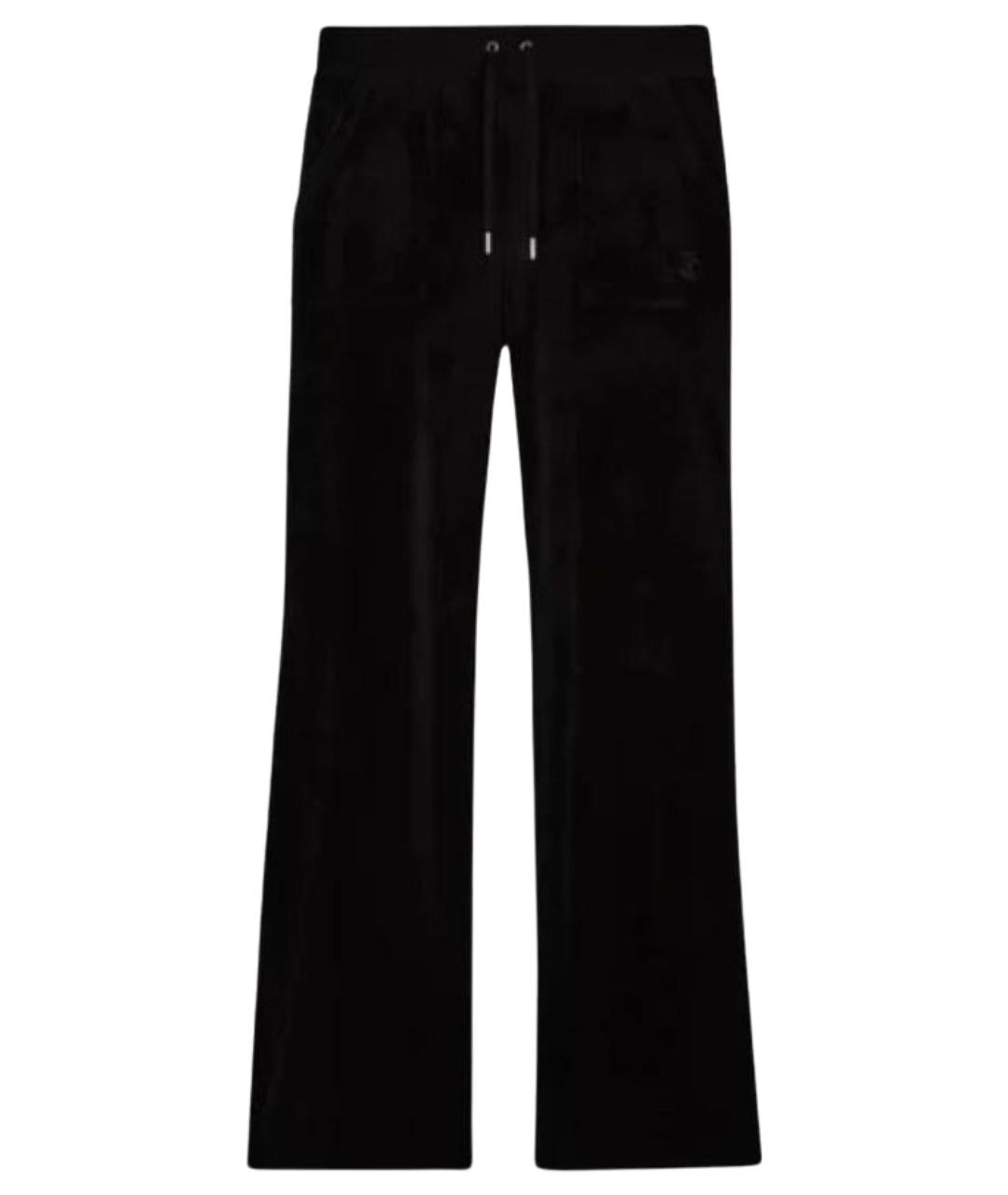 JUICY COUTURE Черные велюровые спортивные брюки и шорты, фото 1