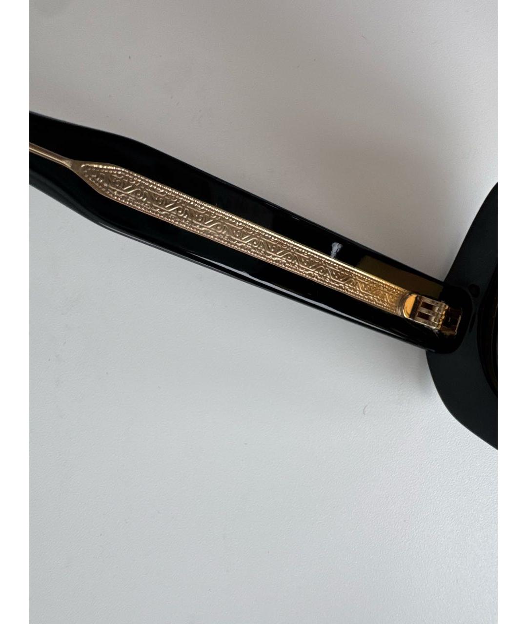 GUCCI Коричневые пластиковые солнцезащитные очки, фото 6