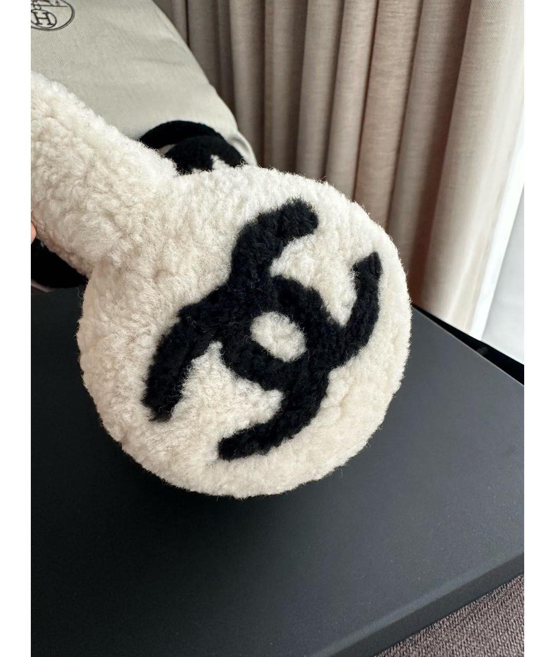 CHANEL Белые наушники, фото 5