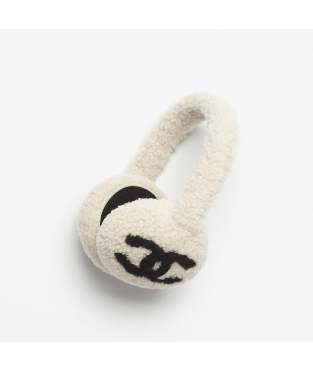 CHANEL Белые наушники, фото 9