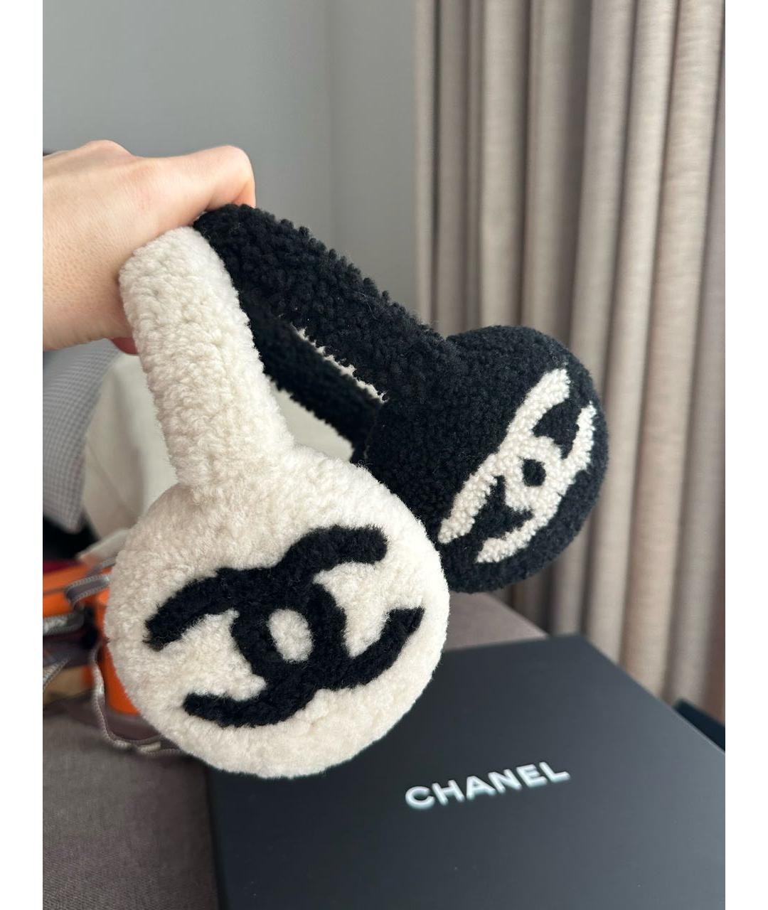 CHANEL Белые наушники, фото 2