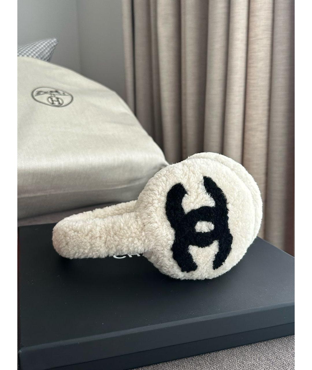 CHANEL Белые наушники, фото 6