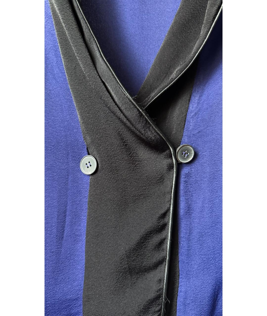 HAIDER ACKERMANN Синий вискозный кардиган, фото 3