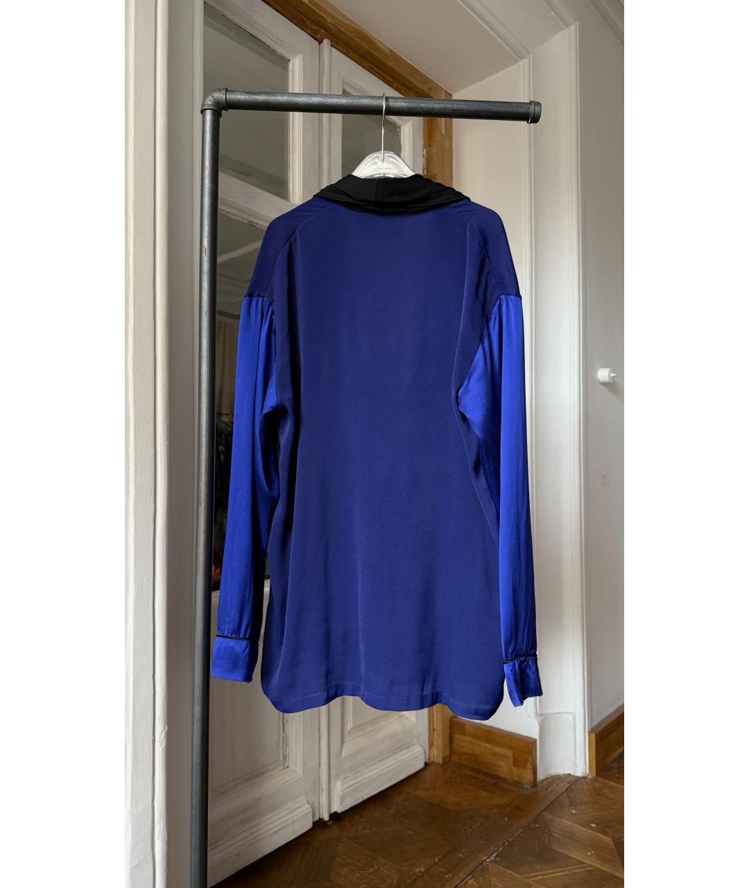 HAIDER ACKERMANN Синий вискозный кардиган, фото 2