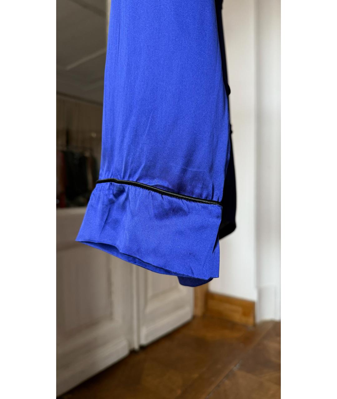 HAIDER ACKERMANN Синий вискозный кардиган, фото 4