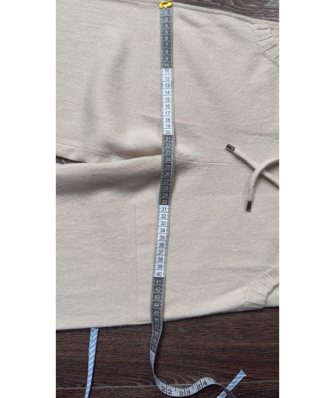 CHANEL Белые кашемировые прямые брюки, фото 6